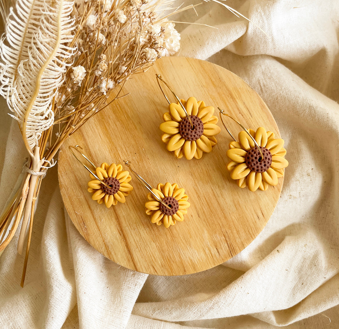 Sunflower Hoops