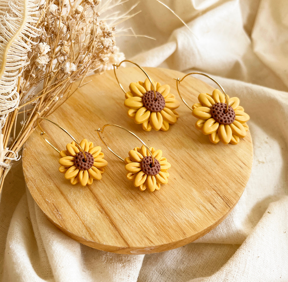 Sunflower Hoops